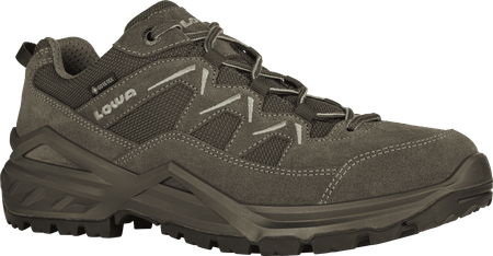 Buty trekkingowe męskie Lowa Sirkos Evo GTX LO Gore-Tex stabilizacja pięty zielone (310805 7839)