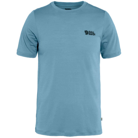 T-shirt męski Fjällräven Abisko Wool Logo SS M Dawn Blue (F86977-543)