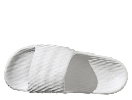 Klapki damskie/męskie adidas Adilette 22  Crystal White z wygodną profilowaną podeszwą białe (HQ4672)