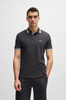 Koszulka Polo męska BOSS Paddy Charcoal regular fit czarna (50469055-016)