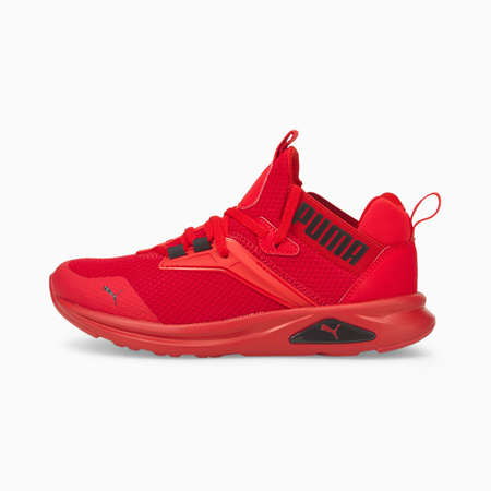 Wyprzedaż - Buty sportowe młodzieżowe Puma Enzo 2 Refresh Jr chłopięce juniorskie sneakersy czerwone (385677-01)
