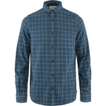 Koszula z długim rękawem męska Fjällräven Övik Flannel Shirt M Indigo Blue-Flint Grey (F82979-534-055)