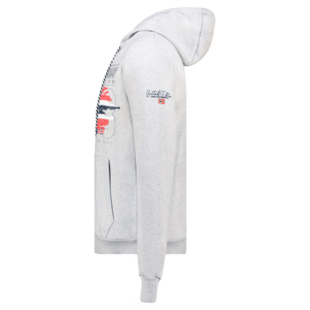 Bluza Geographical Norway GRUSTY BLENDED GREY DB MEN 100 mieszana szarość męska (WZ3084H/GN-Blended Grey)