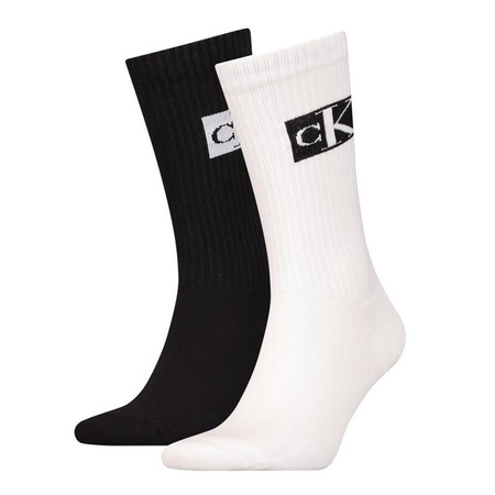 Skarpetki uniseks Calvin Klein CKJ MEN SOCK 2P Białe (701223260001)