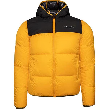 Kurtka Champion Legacy HOODED JACKET Żółty (306201YS113)