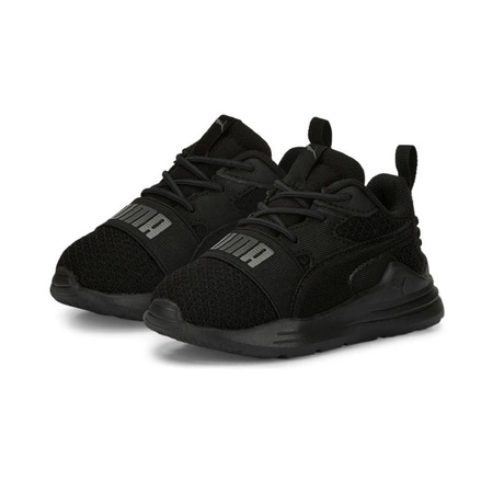 Wyprzedaż - Buty sportowe dziecięce Puma Wired Run Pure tenisówki na lato czarne (390849-01)
