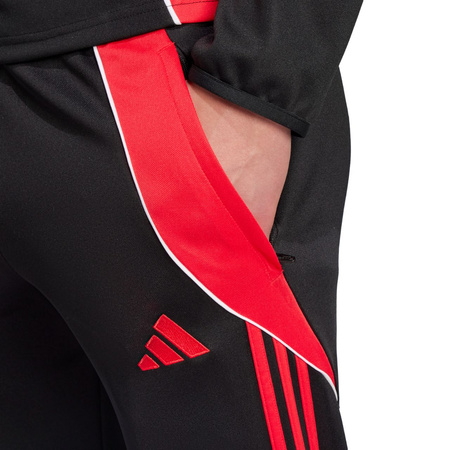 Spodnie męskie adidas Tiro 24 Slim Training czarno-czerwone (JP2489)