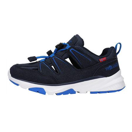 Sandały sportowe dziecięce dla chłopca/dziewczynki Trollkids Kids Eikefjord Sandal navy/medium blue (478-117)