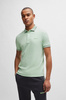 Koszulka Polo męska BOSS Paule 1 Open Green slim fit zielona (50512892-388)