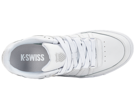 Buty sportowe męskie K-Swiss Set Pro sneakersy do kostki skórzane białe (07933-101-M)