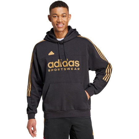 Bluza z kapturem męska adidas House Of Tiro Nations Pack Hoodie sportowa dresowa czarna (IW8869)