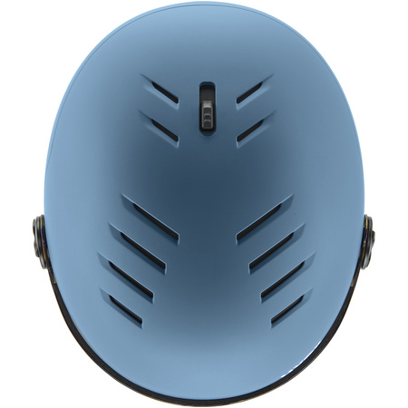 Kask narciarski damski/męski Uvex Wanted Visor all-mountain snowboardowy sportowy niebieski (56/6/262/00)