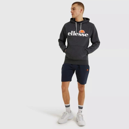 Wyprzedaż - Bluza z kapturem męska Ellesse SL Gottero OH Hoody Dark Grey Marl ciemnoszara (SHC07407-106)