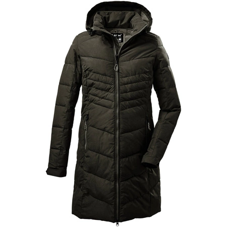 Wyprzedaż - Parka zimowa damska Killtec KOW 150 wodoodporny do outdooru zielona (37421/756)