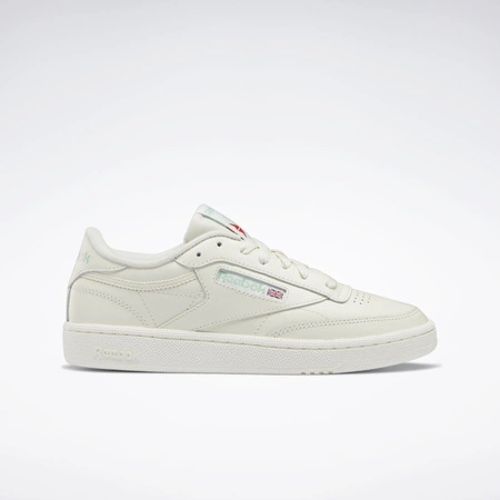 Wyprzedaż - Buty sportowe damskie Reebok Club C 85 Vintage stylowe sneakersy białe (100025378)