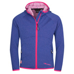 Kurtka polarowa dziecięca dla dziewczynki Trollkids Girls Sogndal Jacket navy/magenta (335-114)