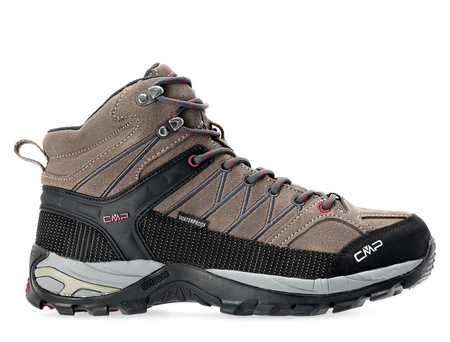 Wyprzedaż - Buty trekkingowe męskie beżowe CMP Rigel Mid WP Trekking wodoodporne (3Q12947-02PD)