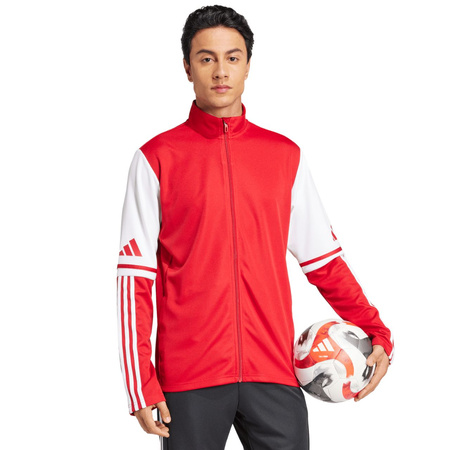 Bluza męska adidas Squadra 25 Training czerwono-biała (JD2979)