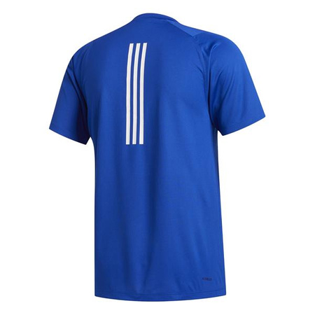 T-shirt sportowe męski adidas Performance FL_SPR Z FT 3ST odprowadzający wilgoć niebieski (GC8345)