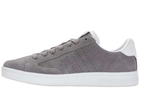 Sneakersy męskie K-Swiss LOZAN Klub SDE skórzane trampki szare (07262-011-M)