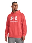 Bluza z kapturem męska UNDER ARMOUR Rival Fleece Logo różowa (1379758-690)