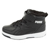 Wyprzedaż - Buty sportowe zimowe dziecięce Puma Rebound Joy Jr sneakersy wysokie czarne (375479-01)