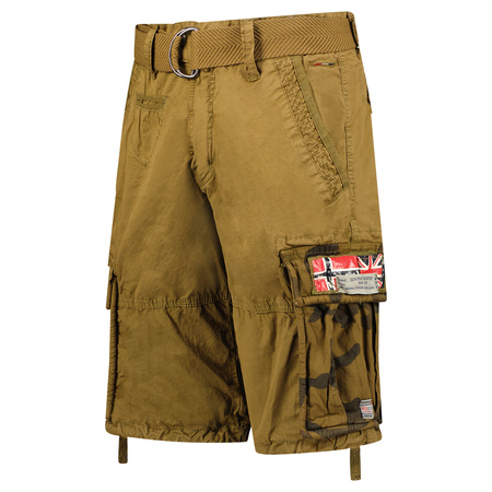 Bermudy Geographical Norway PASTEQUE EO MEN 063 khaki męska (SX1425H/GNO-Kaki)