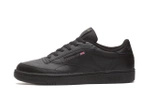 Tenisówki Reebok CLUB C 85 sneakersy męskie/damskie sportowe czarne skórzane (AR0454/100000153)