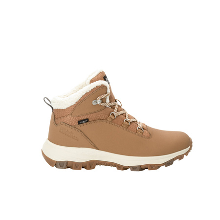 Buty damskie zimowe Jack Wolfskin EVERQUEST TEXAPORE MID W chipmunk outdoorowe na śnieg beżowe (4053581_5601)