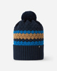 Czapka zimowa dziecięca Reima Pampula Navy dla dziewczynki/chłopca beanie (5300234A-6982)