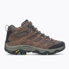 Buty trekkingowe męskie Merrell Moab 3 MID Gore-Tex turystyczne outdoorowe brązowe (J036749)