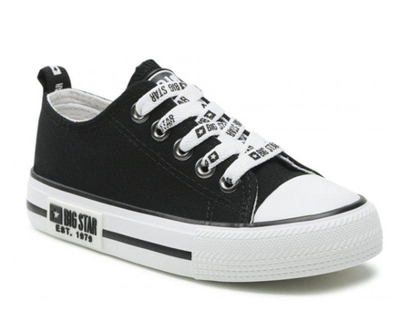 Buty Big Star Trampki dziecięce czarne  (KK374045)