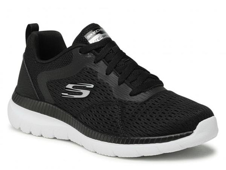 Buty damskie Skechers BOUNTIFUL QUICK PATH Czarne (12607BKW)