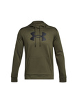 Wyprzedaż - Bluza z kapturem sportowa męska Under Armour UA Armour Fleece Big Logo HD zielona (1379743-390)