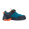 Wodoodporne buty turystyczne dziecięce dla chłopca/dziewczynki Trollkids Kids Gjende Hiker Low atlantic blue/dark navy/glow orange (662-197)