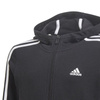 Bluza adidas Essentials 3S Full-zip Hoodie Jr (GQ8356)