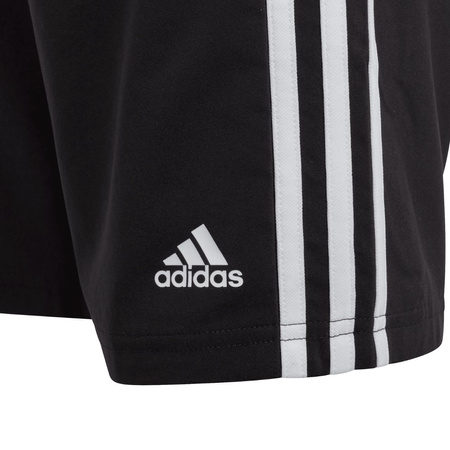 Spodenki dla dzieci adidas Essentials 3-Stripes Woven czarne (HR6332)