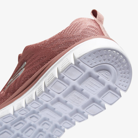 Buty sportowe damskie Skechers Graceful Get Connected sneakersy różowe (12615-MVE)