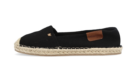 Espadryle damskie Wrangler Nancy C Women Low oddychające przewiewne czarne (20241049-25Y)