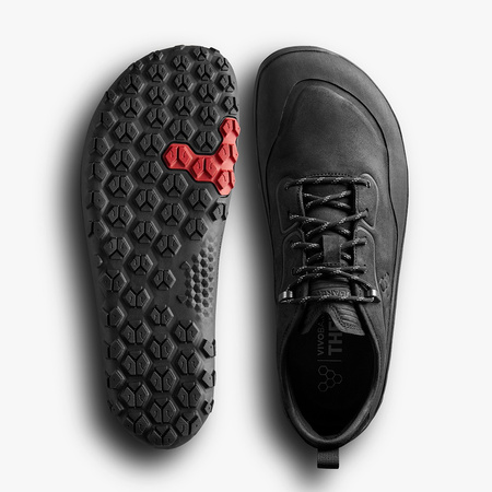 Buty męskie Vivobarefoot Tracker Leather At Low Mens Obsidian (309534-01)