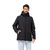 Wyprzedaż - Kurtka przejściowa męska Jack Wolfskin Deutzer Long JKT oddychający materiał czarna (1207451_6000)