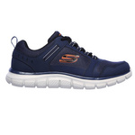 Buty treningowe męskie grantowe Skechers Track Knockhill granatowe (232001-NVOR)