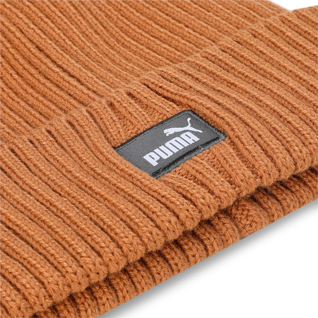 Czapka zimowa damska/męska Puma Classic Cuff Beanie brązowa (024826-05)