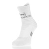 Wyprzedaż - Skarpety damskie/męskie białe Monotox Hyperactive Socks White 2-Pack (MX20009)