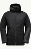 Wyprzedaż - Męska kurtka zimowa Jack Wolfskin TEMPELHOF JKT M black wiatroszczelna (1115491_6000)