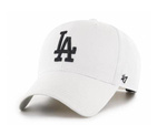 Czapka bejsbolowa damska/męska 47 Brand MLB Los Angeles Dodgers z daszkiem biała (B-RAC12CTP-WH)