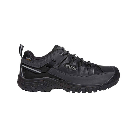 Buty trekkingowe męskie KEEN TARGHEE III WP TRIPLE BLACK skórzana membrana (KE-1028128)