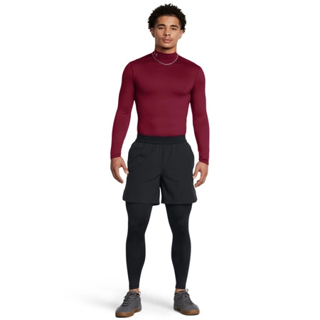 Wyprzedaż - Legginsy treningowe Under Armour UA CG Elite Leggings sportowe na siłownię czarne (1386946-001)