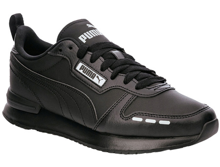 Wyprzedaż - Buty sportowe męskie czarne Puma R78 SL niskie wygodne sneakersy SoftFoam (374127-01)