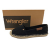 Espadryle damskie Wrangler NANCY C WOMEN LOW oddychające przewiewne czarne (20241049-25Y)